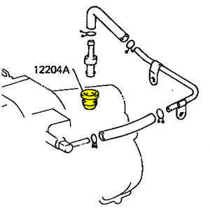90480-18001 Grommet, PCV Valve