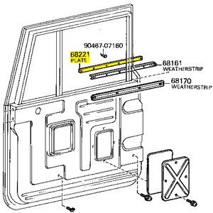 Plate, 63-1/75 Toyota Land Cruiser