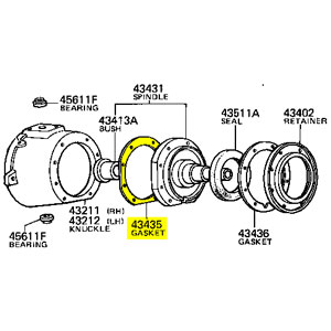 43435-60010 Gasket, Knuckle Spindle