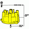 88-92 Land Cruiser FJ62, 80 Distributor Cap OEM