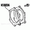 81-89 FJ40 60 62 Transfer Rear Cover Gasket