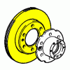 81-90 Land Cruiser FJ40 60 62 Disc Brake Rotor OEM