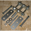 Shackle Set, 68-90 FJ4# 55 60 62, Double Duty 1.5" 18mm