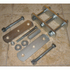 Shackle Set, 68-90 FJ40 45 55 60 62, Double Duty 2.5" 18mm