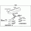 90-97 Land Cruiser FJ80 FZJ80 License Plate Lamp