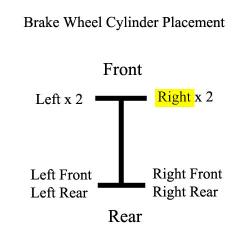 Wheel Cylinder, Front Right, 72-75 FJ40 FJ55 2