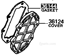 36144-60020 Gasket, Transfer Power Take-Off Cover