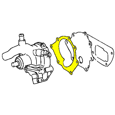 16124-61110 Water Pump Plate Gasket