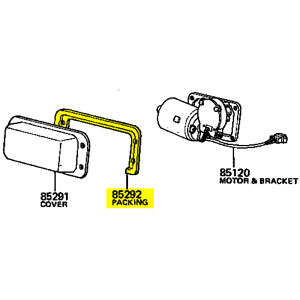 85292-90300 Gasket, Wiper Motor Cover